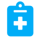 health clipboard icon